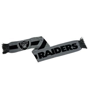 Raiders Fringed Scarf Oakland Los Angeles Las Vegas